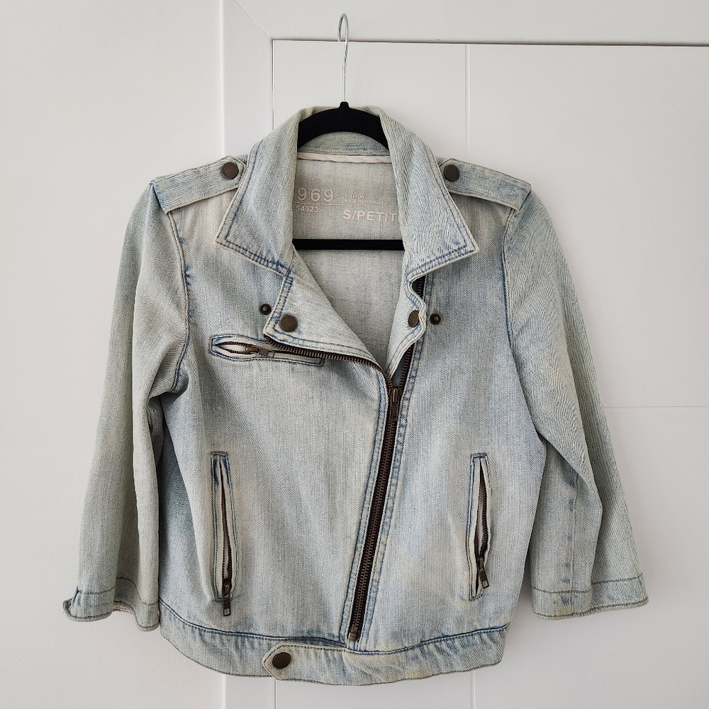 Gap Denim Moto Jacket